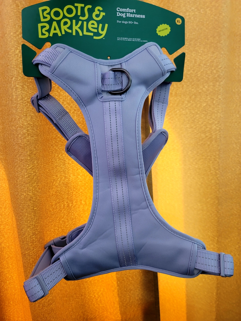 Boots & Barkley Lavender Comfort Dog Harness - Soft Padded Design